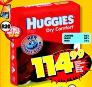 Huggies Dry Comfort Jumbo Disposable Nappies Junior-78's Per Pack
