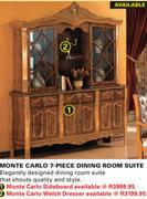 Monte Carlo Welsh Dresser