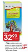 Clicks Multivitamin Chewable-60 Tablets