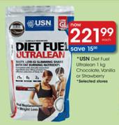USN Diet Fuel Ultralean-1kg Chocolate, Vanilla Or strawberry
