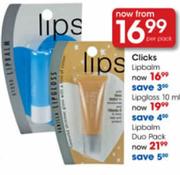 Clicks Lipbalm Duo Pack-Per Pack