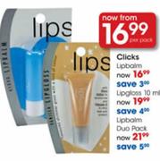 Clicks Lipbalm-Per Pack