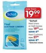 Scholl Heel Liners or Half Insoles-Each