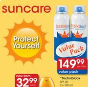 Techniblock SPF 40 2 x 150 ml-Per Offer