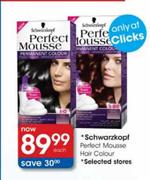 Schwarzkopf Perfect Mousse Hair Colour-each