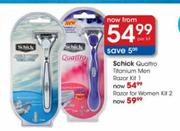 Schick Quattro Titanium Razor for Women Kit 2