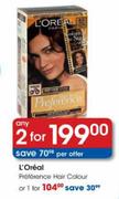 L'Oreal Preference Hair Colour-2's
