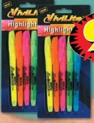 Vivilite Highlighters Assorted -5 Per Pack