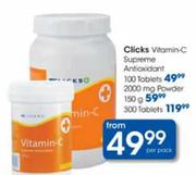 Special Clicks Vitamin C Supreme Antioxidant 2000mg Powder 150g Per Pack Www Guzzle Co Za