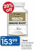 Solal Immune Boost-60 Capsules-Per Pack