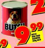 Butch Dog Food Assorted-820g each