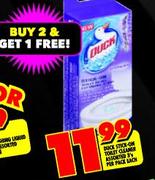 Duck Stick-On Toilet Cleaner Assorted-3's per pack each