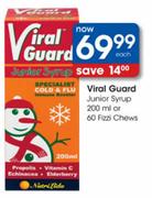 Viral Guard Junior Syrup-200ml Or Fizzi Chews-60's