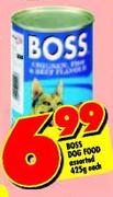 Boss Dog Food Assorted-425gm