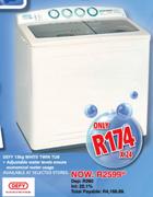 Defy White Twin Tub-13kg