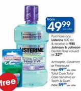 Lesterine Total Care,Total Care Sensitive Or Teeth & Gum 