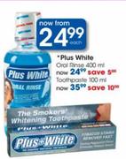 Plus White Oral Rinse-400ml 