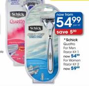 schick Quattro For Women Razar Kit 2-Per Kit
