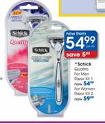 Schick Quattro For Men Razar Kit 1-Per Kit