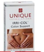 Unique Formulations Irri-Col Or Irri-Col-E Colon Support 60 Capsules-Per Pack 