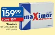 Maximor For Men Advance-4 Caps Pack