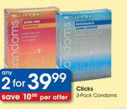 Durex 3 Pack Condoms-2 Pack