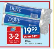 Dove Cotton Rounds-80's Pack