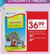 Clicks Multivitamin Chewable Tablets-60 Tablets per pack