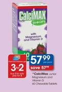 CalciMax Junior Magnesium and Vitamin D Chewable Tablets-60 tablets