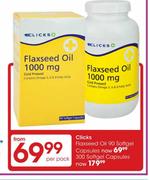 Flaxseed Oil Softgel Capesules-90 Capesules per pack