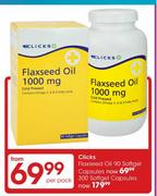 Flaxseed Oil Softgel Capesules-300 Capesules per pack