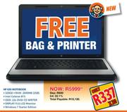 HP 630 Notebook + Bag + Printer