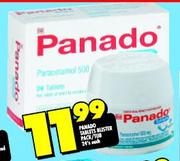 Panado Tablets Buster Pack/Tub-24's Each