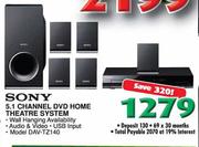 Sony 5.1 Channel DVD Home Theatre System (DAV-TZ140)