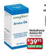 HerbaForce Arnica D6 Tablets-100's