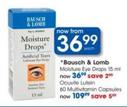Bausch & Lomb Ocuvite Lutein 60 Multivitamin Capsules