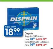 Disprin Extra Strength Tablets-16 per pack