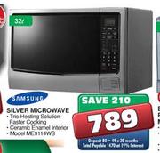 Samsung Silver Microwave (ME9114WS)-32Ltr