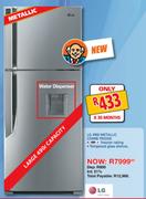 LG Metallic Combi Fridge-490Ltr
