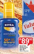 Nivea Sun Moisturising Sun Spray SPF 50+-200ml