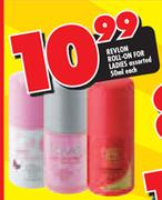 Revlon Roll-On For Ladies Assorted-50ml Each