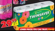 Twinsaver 1-Ply Toilet Rolls-10's