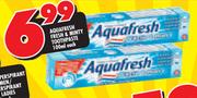 Aquafresh Fresh & Minty Toothpaste-100ml Each