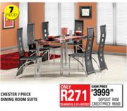 Chester 7 Piece Dinning Room Suite