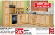 Beverley Oak Oven & Hob Unit(5)