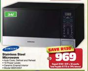 Samsung Stainless Steel Microwave-34 Ltr (MEB123ST)