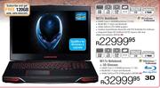 Alienware M1x Notebook + 3D Glasses