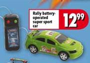 Rally Battery-Operated Super Sport Car