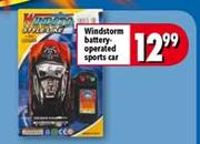 Windstorm Battery-Operated Sports Car