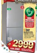 Bauer Silver Bottom Freezer Fridge-260Ltr
